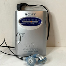 Sony Walkman SRF-59 FM/AM Radio w/Original Headphones Belt Clip TESTED WORKS