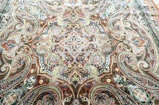 9X12 BREATHTAKING MASTERPIECE 400KPSI 50RAJ HAND KNOTTED WOOL ROYAL TABRIZZ RUG