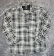 Wrangler ATG Shirt Mens Large Regular Fit Long Sleeve Button Up Outdoor