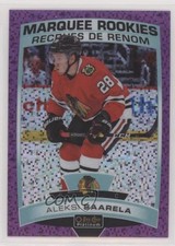 2019 O-Pee-Chee Platinum Marquee Rookies Violet Pixels /399 Aleksi Saarela 04t9