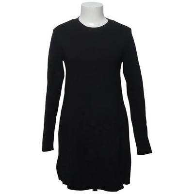 Zara, Kleid, Größe: S, Schwarz, Polyester/Viskose, Einfarbig, Feinstrick #WYM