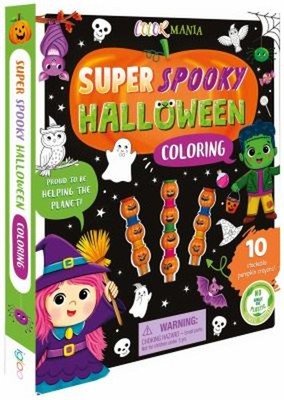 Super Spooky Halloween Coloring : With 10 Stackable Pumpkin Shape