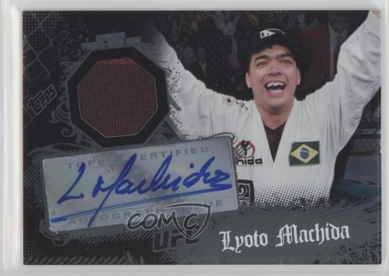 2010 Topps UFC Main Event Relic Auto Lyoto Machida #13 Auto 03jk