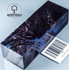 2247 Kastanie Maser stabilisiert | 120x40x30 | ACRYHOLZ | Messergriff Griffblock