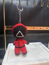 Keychain Amigurumi Crochet keychain The Squid Game