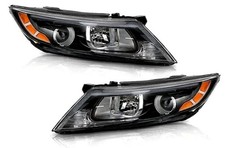 Fits 2014-2015 Kia Optima Halogen Headlight Left Right Side Bulbs Included