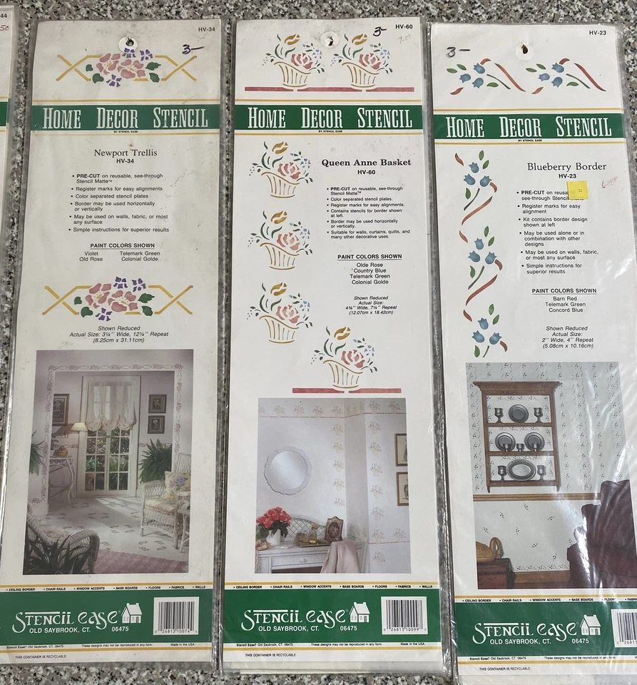 Plantilla de decoración del hogar por plantilla fácil 3 por $10 elección cualquier individual Foto 2 de 4