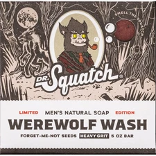 Werewolf Wash Heavy Grit Dr Squatch Limited Edition Halloween Soap 5 Oz Bar