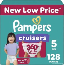 Pampers Diapers - Cruisers 360 - Size 5, 128 Count, 360