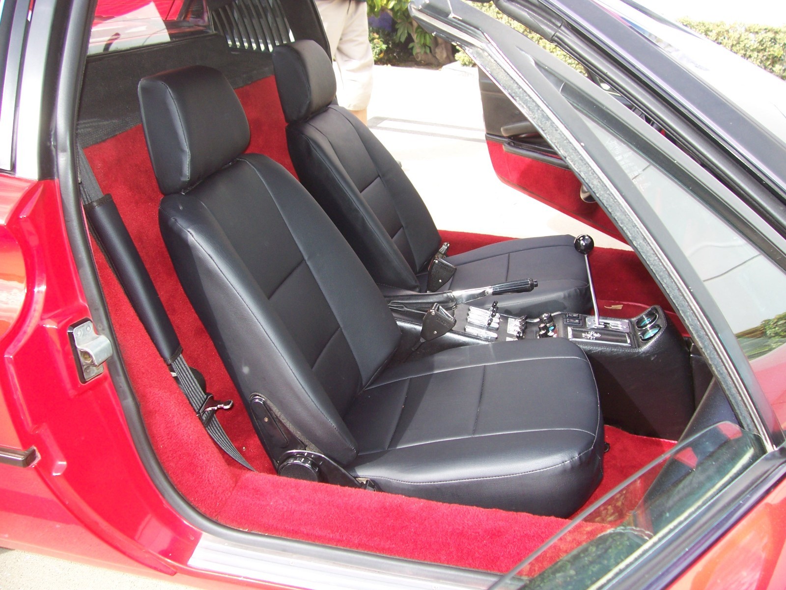 FERRARI 308 VINYL CUSTOM 2 FRONT SEAT COVERS