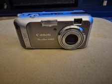 Canon PowerShot A460 5MP Compact Digital Camera Silver, Working,Read Description