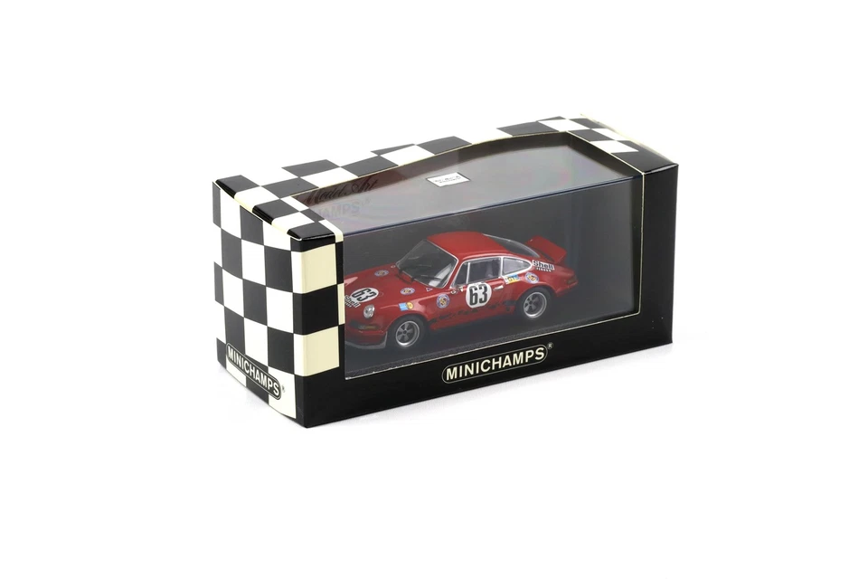1:43 Minichamps Porsche 911 Carrera RSR 2.8 Le Mans 24 Ore 1973 #63 Loos/ Barth - Immagine 3 di 3