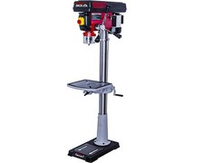 Floor Pillar Drill Press 20mm 600W 12 Speed Cast Iron Base Tilting Table 230V
