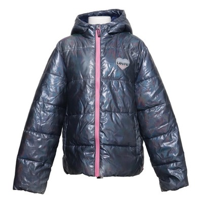 Levi Strauss & Co, Winterjacke, Mädchen, Größe: 152, Blau/Pink, Polyester #UKa