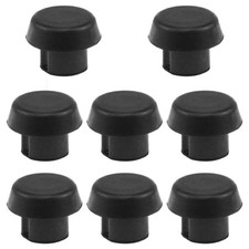 8 PCS Billiard Cue Bottom Plug Protection Pad, Billiard Cue Tail Cover Protec...