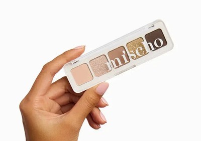 Mischo Beauty Mini Eyeshadow Palette 01 Pressed Powder Sand Tan Stone Worth NIB