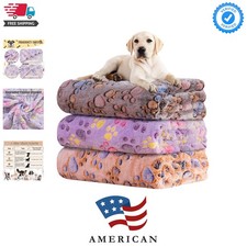 Luxury Dog Blankets for Homes Travel Fluffy 41x31in for Medium Large Pets