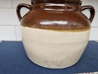 Vintage Blue Crown Robinson Stoneware 4 Qt Bean Pot Barn, Country, Chic Style — photo 2