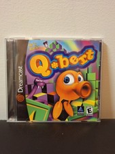 Q-bert - Sega Dreamcast, 2000 - Complete With Manual - Qbert CIB 