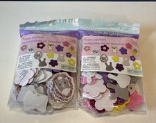 Foam Stickers Spring Time Flowers  Animals. Creatology New Set Of 2 Bags.