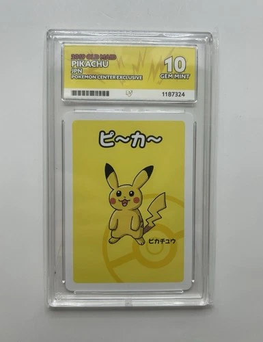 Ace 10 Pikachu Old Maid Pokemon Center Exclusive Card