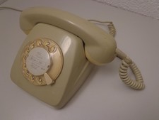 (54) Stary telefon tarczowy vintage / tarcza wyborcza / telefon / Deutsche Post