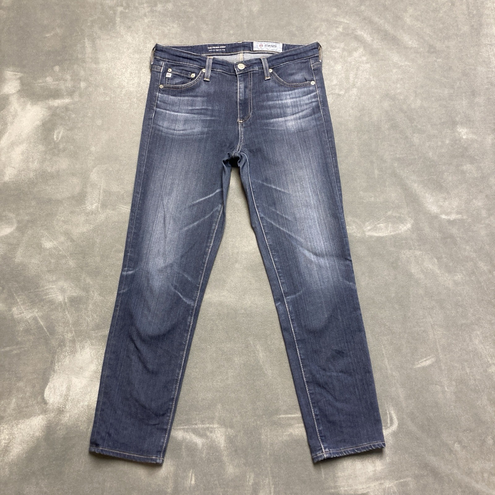 AG Adriano Goldschmied Jeans Womens 27 Prima Crop Mid Rise Cigarette Skinny