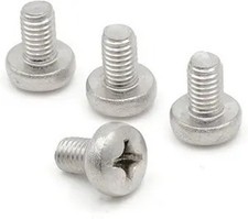 Replacement Screws Rear License Plate Screws - Stainless Steel Color: Silver