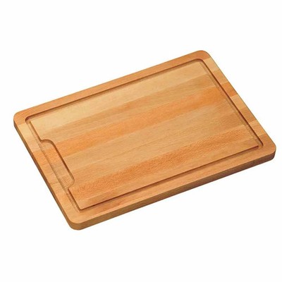 Kesper Tranchierbrett Buche 50x36cm geölt mit Saftrille Schneidebrett