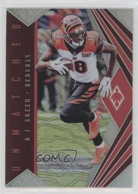 2018 Panini Phoenix Unmatched Red 65/299 AJ Green #24 y8h