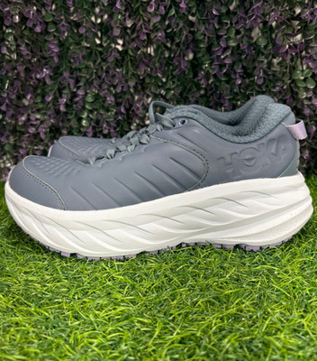 Hoka Bondi SR Womens Size 5 Faded Navy Berry Patch Running Shoe Sneaker Comfort