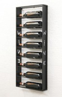 Weinregal Wand Metall Schwarz Sofie FlaschenstäNder Flaschenregal Flaschenhalter
