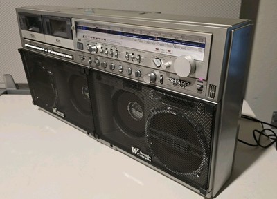Sharp GF-777 Vintage Boombox Stereo Cassette Ghettoblaster | eBay