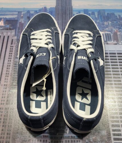 Converse One Star Pro Ox Low Top Navy/White-Black Mens Size 9.5 A04154c New - Picture 4 of 6