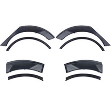 Radlauf Kotflügel Verbreiterung Schwarz Glanz für Honda Civic 16-20 Schrägheck