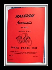 Raleigh RM4 Phillips Panda MK3,PM1,Norman Nippy MK5,NM1 Moped Spare Parts List