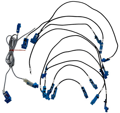 Extron 3 & 5-Pin Blue Phoenix Connector w/ Cables 10-703, 11 Sets, 22 Connectors