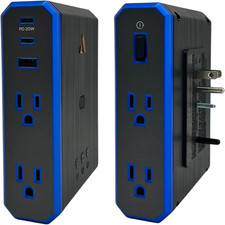 V Series 4-Outlet Surge Protector with USB-C  A, 3000 Joules, 5-Year Warranty