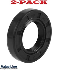 2-PACK! Value Line 30x47x7 Metric Oil Seal Buna-N Double Lip W/Spring TC 30-47-7