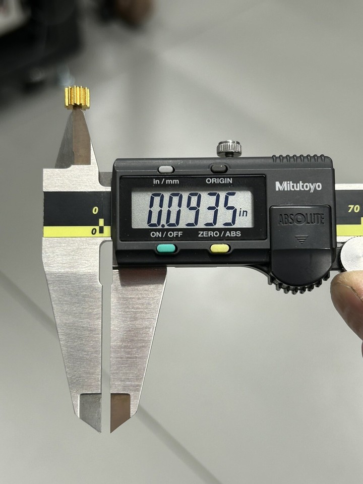 Pignon En Laiton TRADESHIP Module 0.5 - 12 Dents, Alésage 3/32", Pour Slot Car, Modèle M05-12-0935-SS