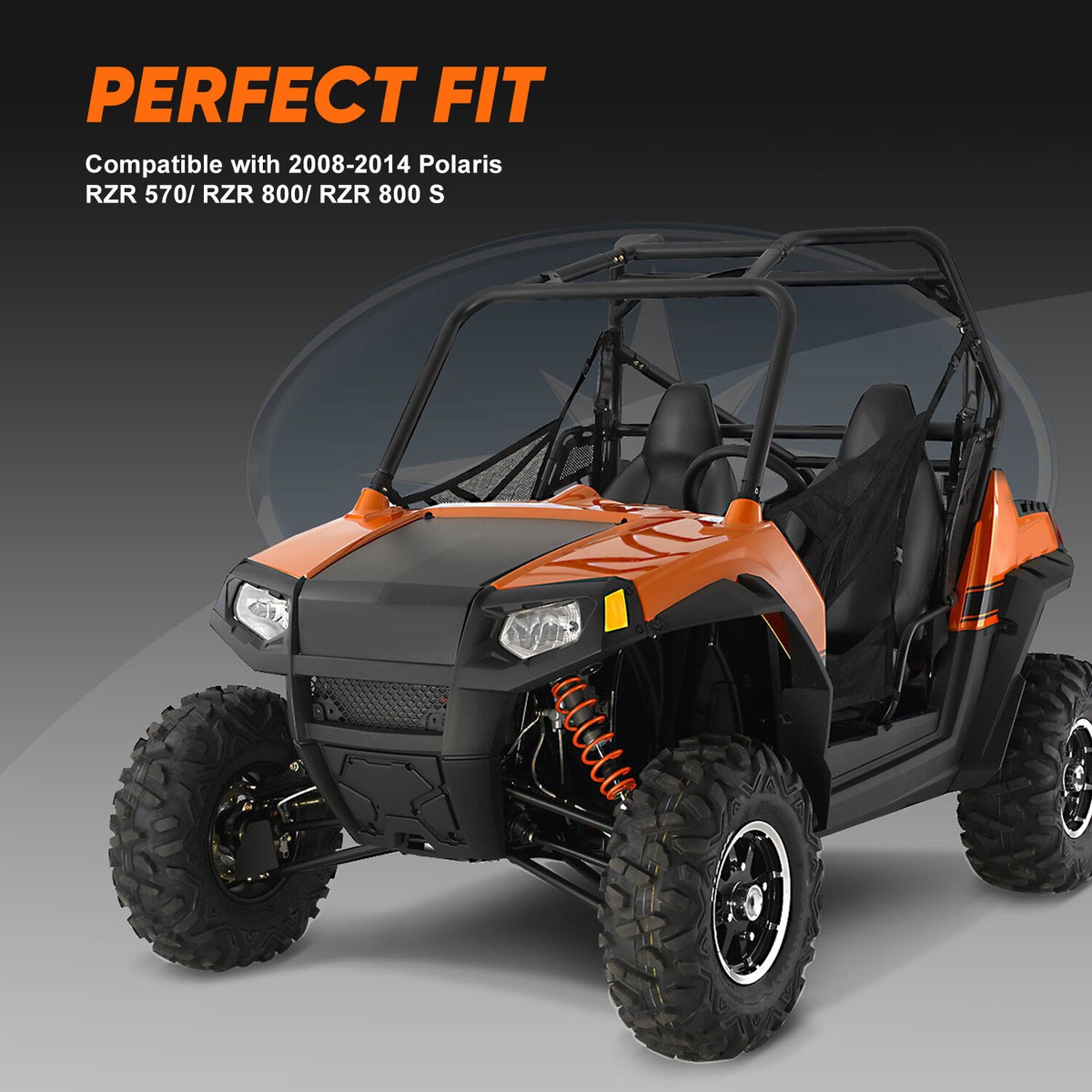 Rock Sliders Side Nerf Bars for 2008-2014 Polaris RZR 570/ RZR 800