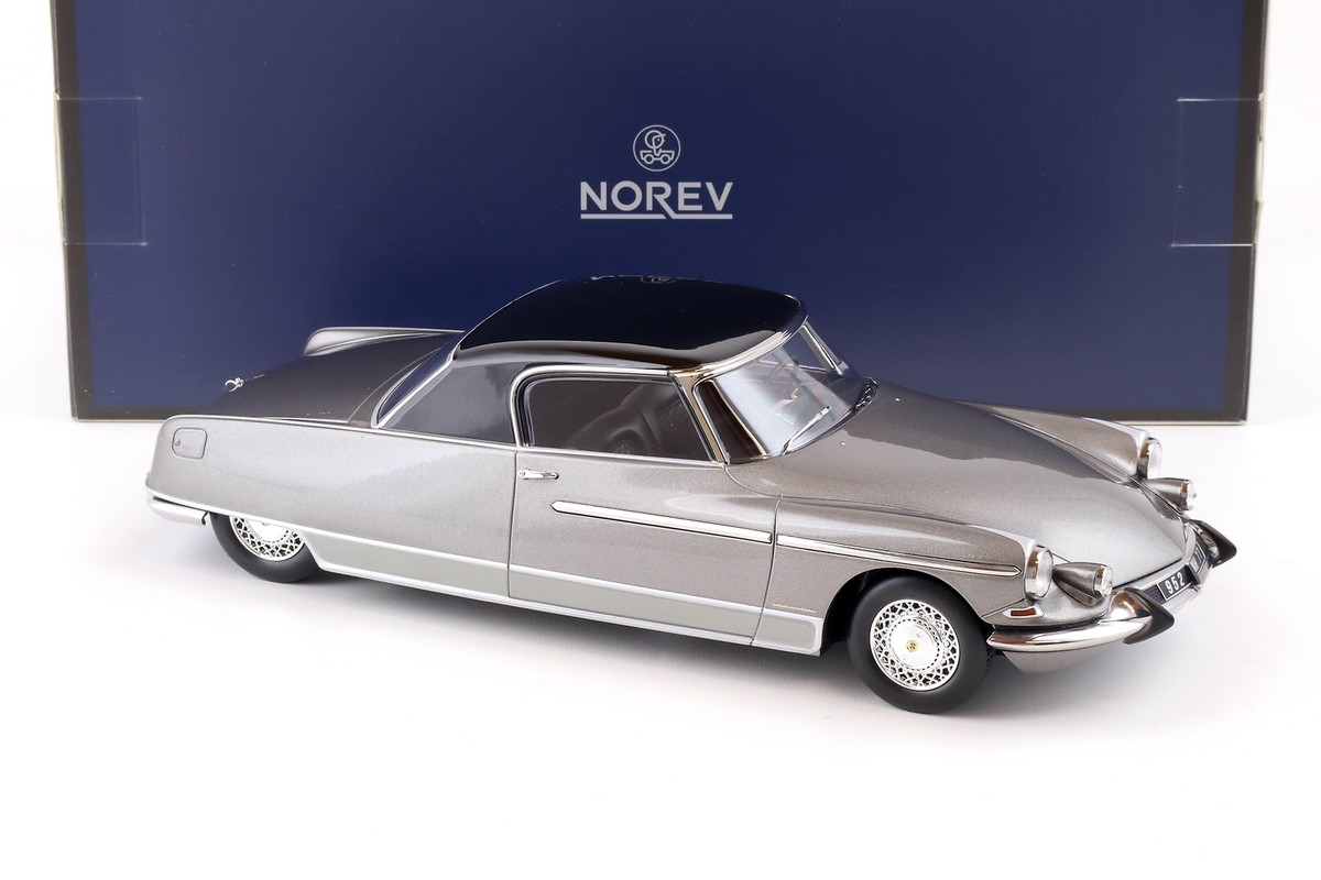 1/18 シトロエンDS 1964 CITROEN DS 19 Le Dandy 1:18 Norev Citroen DS 19 Le Dandy 1964 grey & black