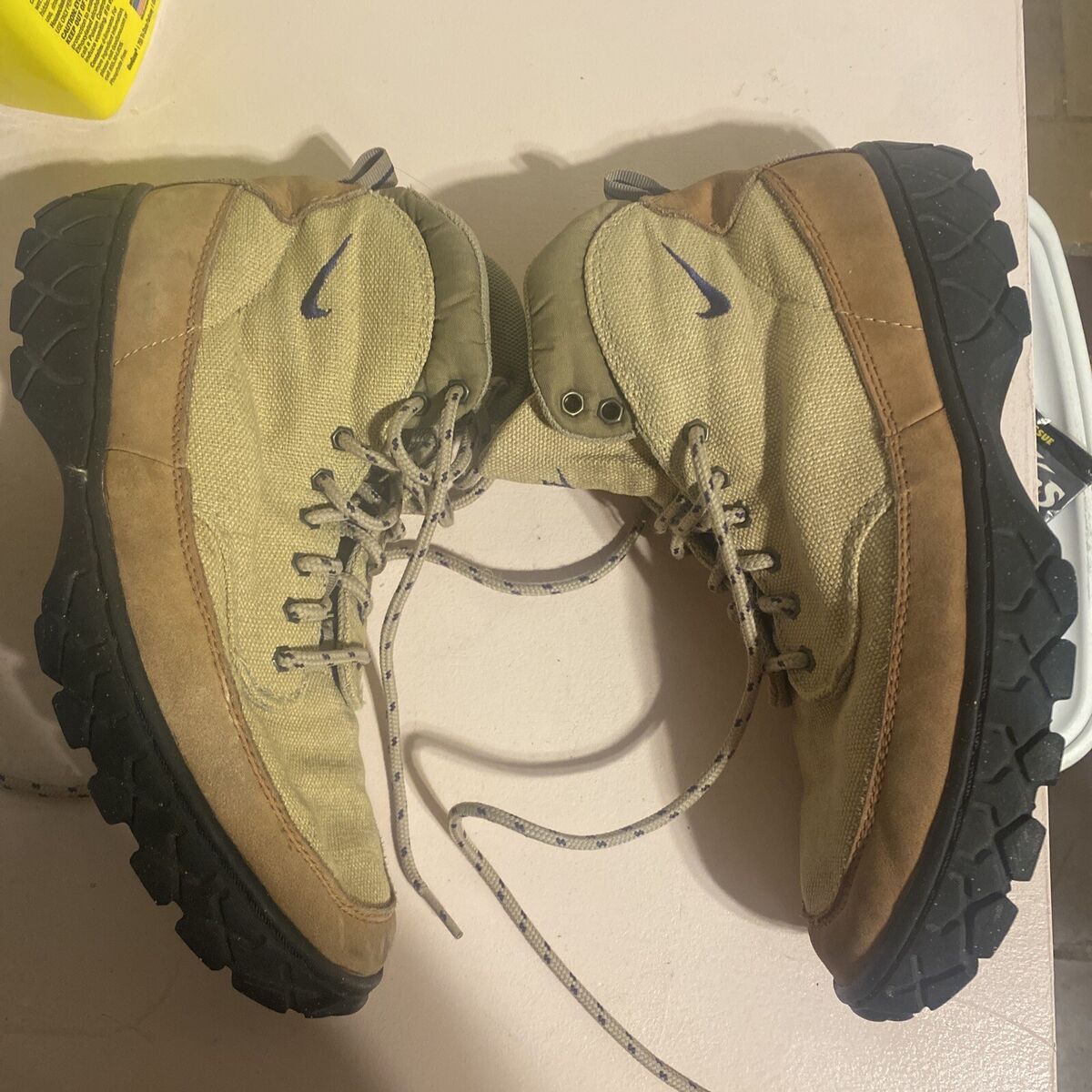 Vintage 90s Nike ACG Zion High Outdoor Hiking Boots 9 Tan Vintage 90s Nike ACG Zion High Outdoor Hiking Boots 9 Tan