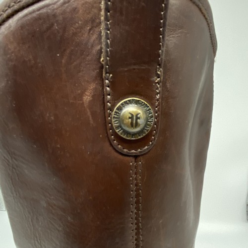FRYE US Women 7 B Melissa Button Leather Riding Equestrian Boots - Picture 5 of 8
