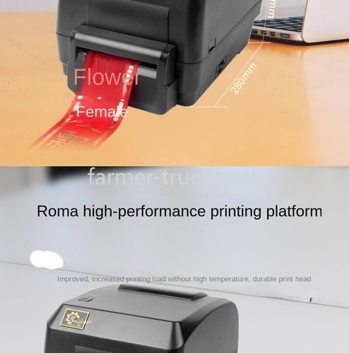 Macchina a nastro stampante gettoni Bluetooth versione cellulare della stampante a nastro - Foto 1 di 6