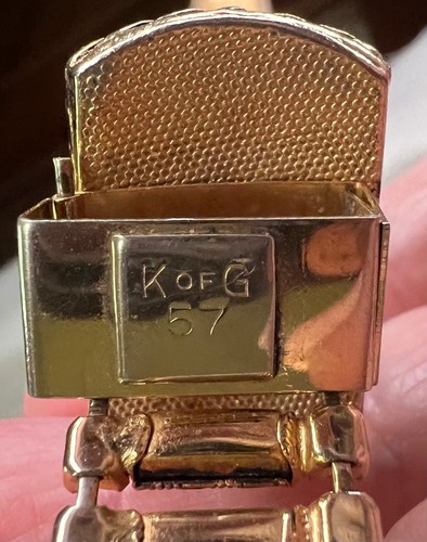 Krewe of Grela (Gretna, LA) New Orleans Mardi Gras Favor Bracelet 1957 - Picture 8 of 10