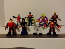 Imaginext And Other 3" Action Figures Lot of 8