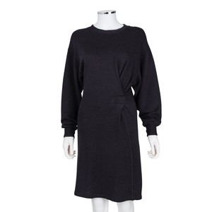 dark grey sweater dress