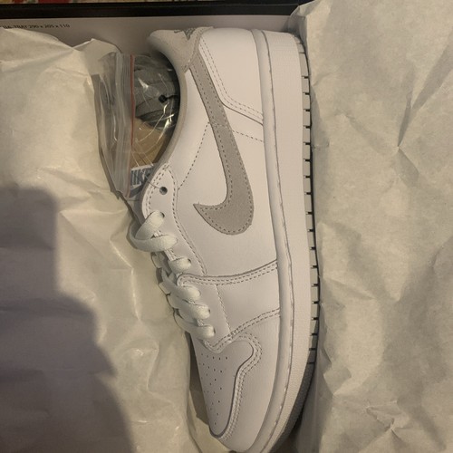 Nike Air Jordan 1 Low Neutral Grey White UK 6 Brand New CZ0775-100 - Picture 2 of 8
