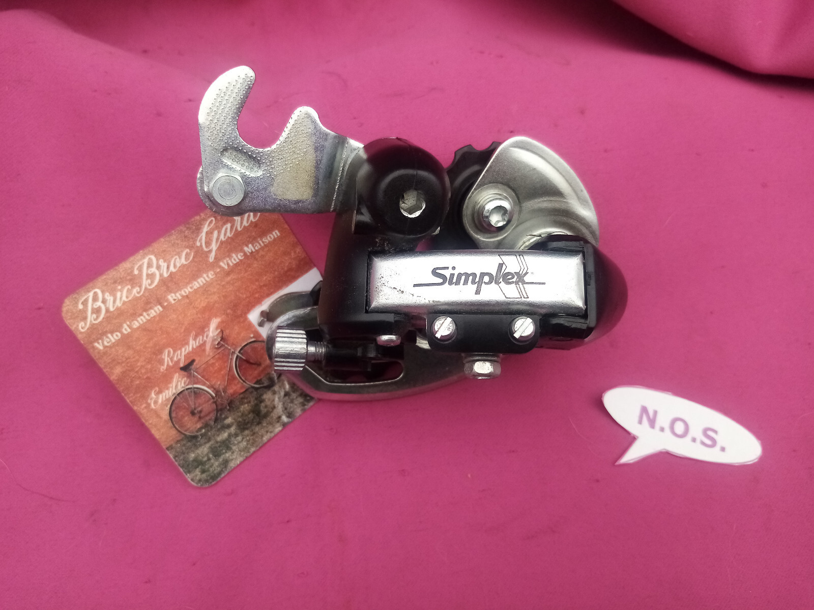 Dérailleur arrière Simplex S007 GT NOS pour vélo vintage des années 1990